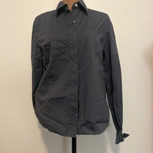 Rafaella Dark Gray Button Down Shirt